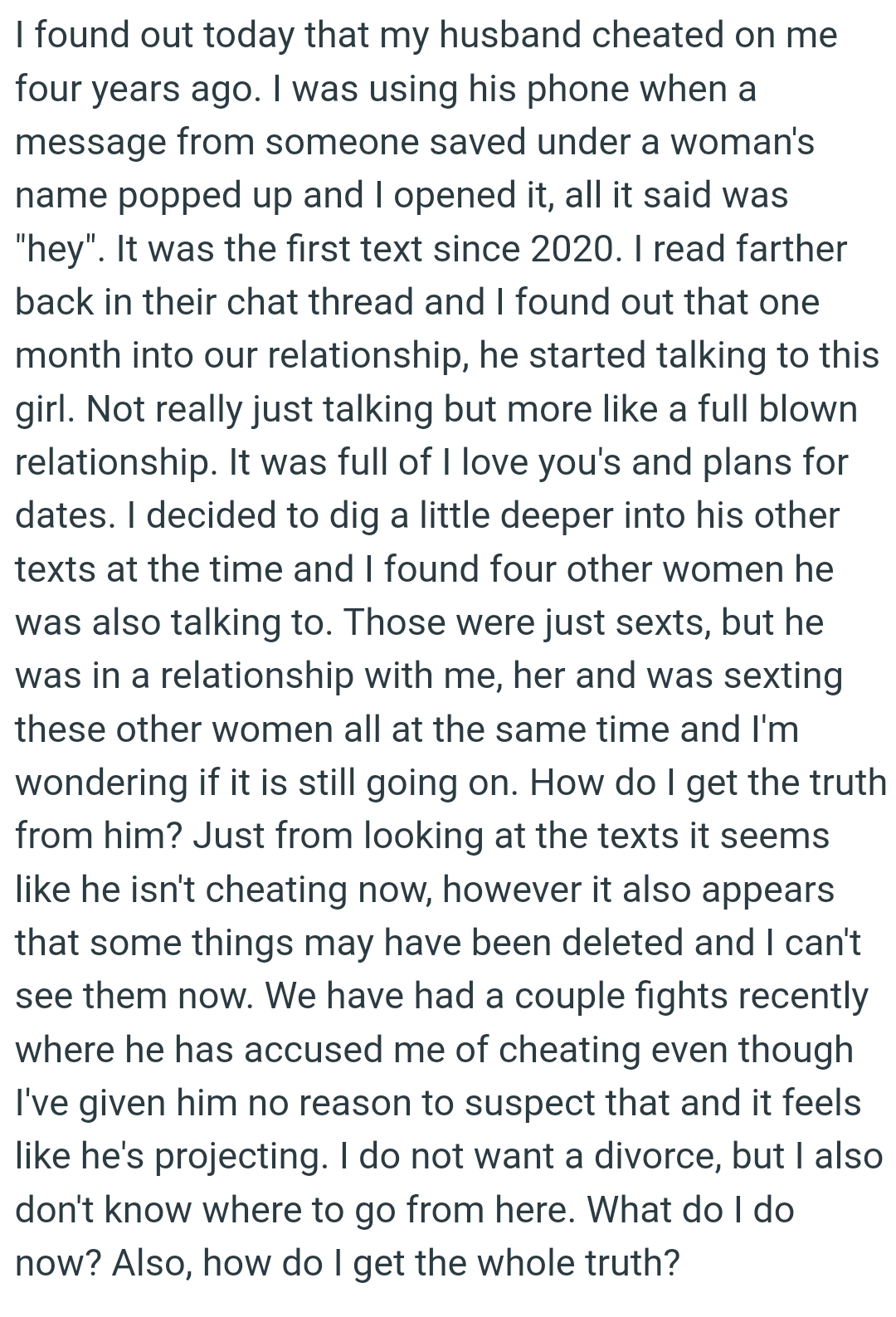 It also appears that some things may have been deleted, and the OP can't see them now