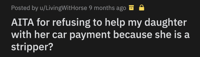 OP believed that his decision was more than fair. It was his money to spend.