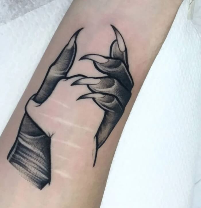 6. “Face your demons” kind of tattoo