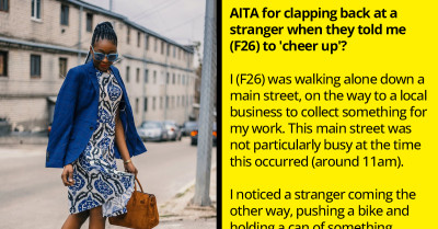Brave Woman Claps Back At A Man After He Told Her To Cheer Up While She Was Walking On The Street Alone