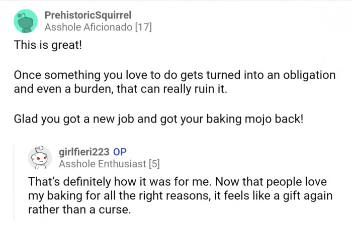 When something you love turns into an obligation it can ruin it