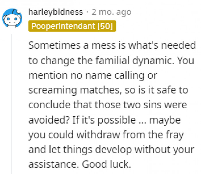 Sometimes you need a mess