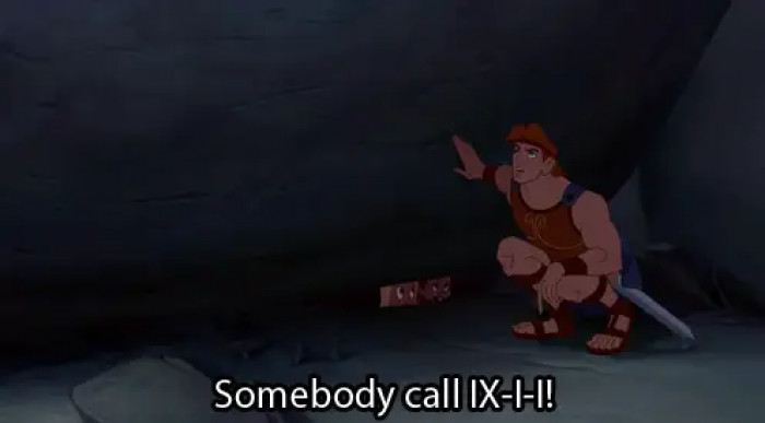 23. In Hercules, when two kids were stuck under a rock and needed help