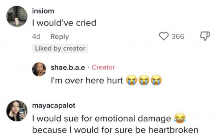 Viewers of the video were able to relate to the TikToker’s emotions of exhilaration and dejection when they realized they had not won a 12-month supply of Chipotle.