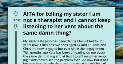 Sister Refuses To Be Therapist For Sibling's Blended Family Issues, Ignites Family Feud