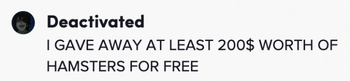 3. How many hamsters were those, and why did they need that many?