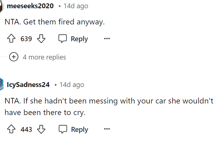 No matter what reasoning people had, everyone still said that OP was NTA in this situation.