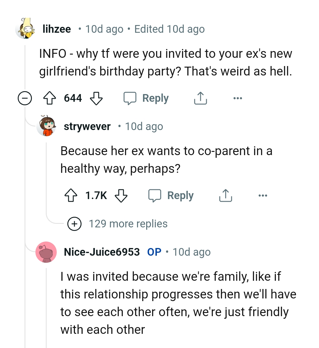 Her ex wants to co-parent in a healthy way
