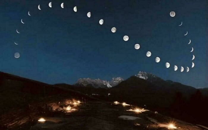 "The Moon: Same time, same place, 28 days."