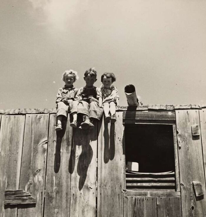 Children Of Small Sheep Rancher, Converse, Wyoming, 1936