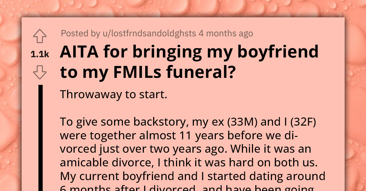 Woman's Decision To Bring Her New Boyfriend To Her Former Mother-In-Law's Funeral Lands Her A Spot On The Hot Seat Of Backlash