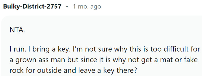 This Redditor can run and have the key on her at the same time! Amazing!!