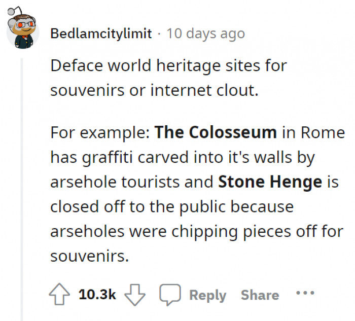 4. And they proudly show off footage of it on the Internet, too.