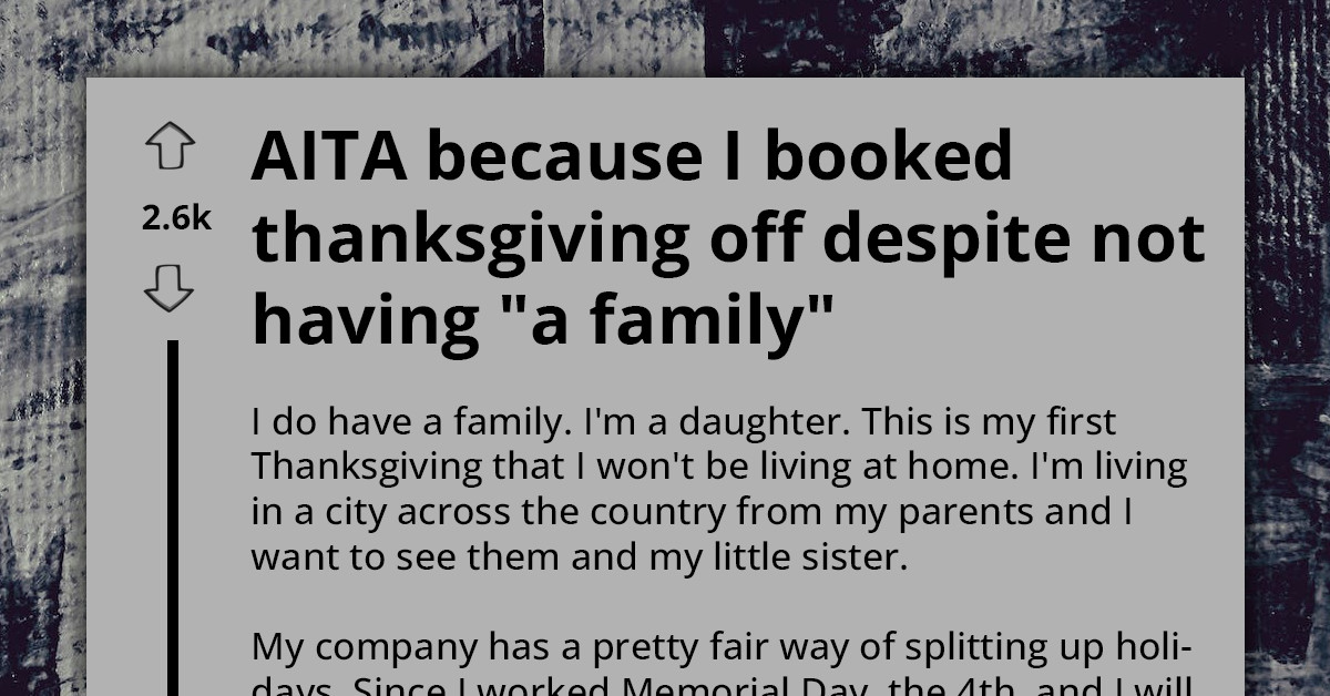 Young Single Woman Accused Of "Stealing Days Off" From Coworkers With Families