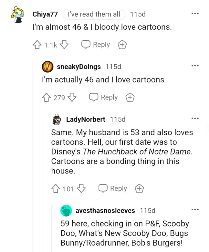 Here Is a 46-Year-Old Who Absolutely Loves Cartoons