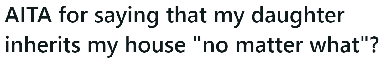 The original question: