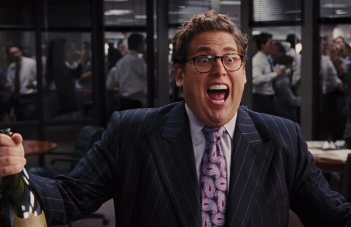 2. Jonah Hill in The Wolf of Wall Street