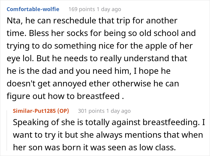 I hope she does whatever she wants despite what her MIL says.