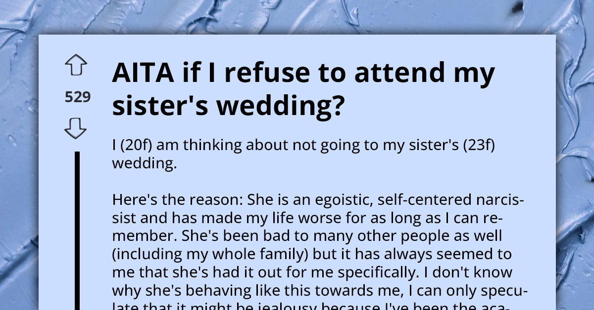 Bridezilla Confuses Sister By Threatening Her Life, Blocking Her, And Then Sending Wedding Invitation Through Their Peacekeeping Mom
