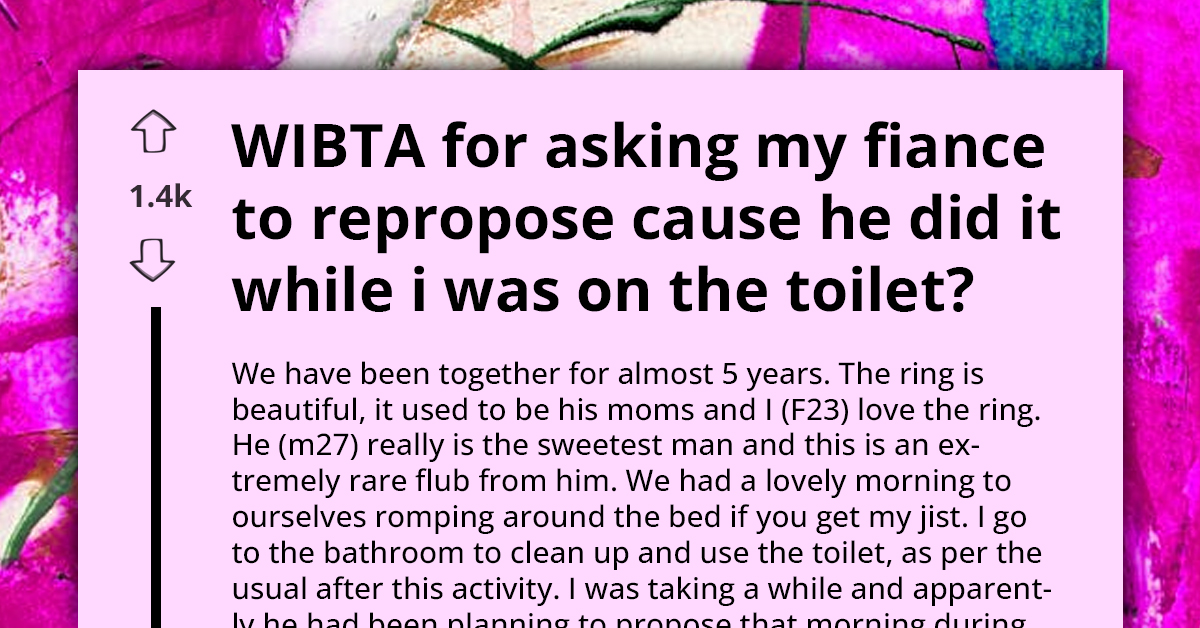 Lady Seeks Advice As Her Boyfriend Proposed to Her in the Toilet and She Wants It Redone Properly