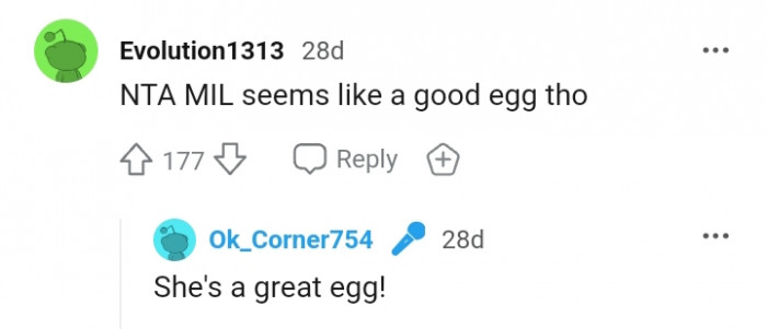 Mother-in-Law Is a Great Egg