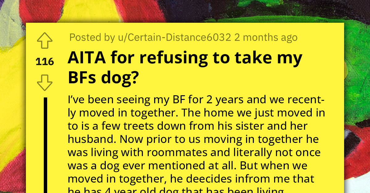 Redditor Considers Breaking Lease After Boyfriend Reveals Plan To Bring Dog Into Shared Apartment, Despite Knowing About Her Childhood Dog Attack