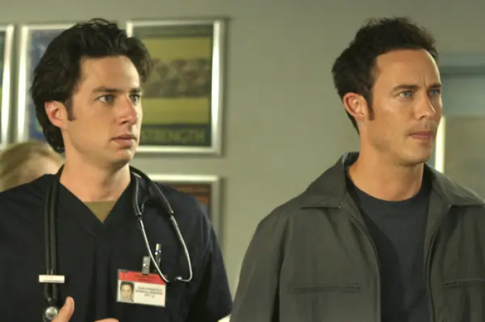 5. J.D. (Zach Braff) and Dan Dorian (Tom Cavanagh) from Scrubs