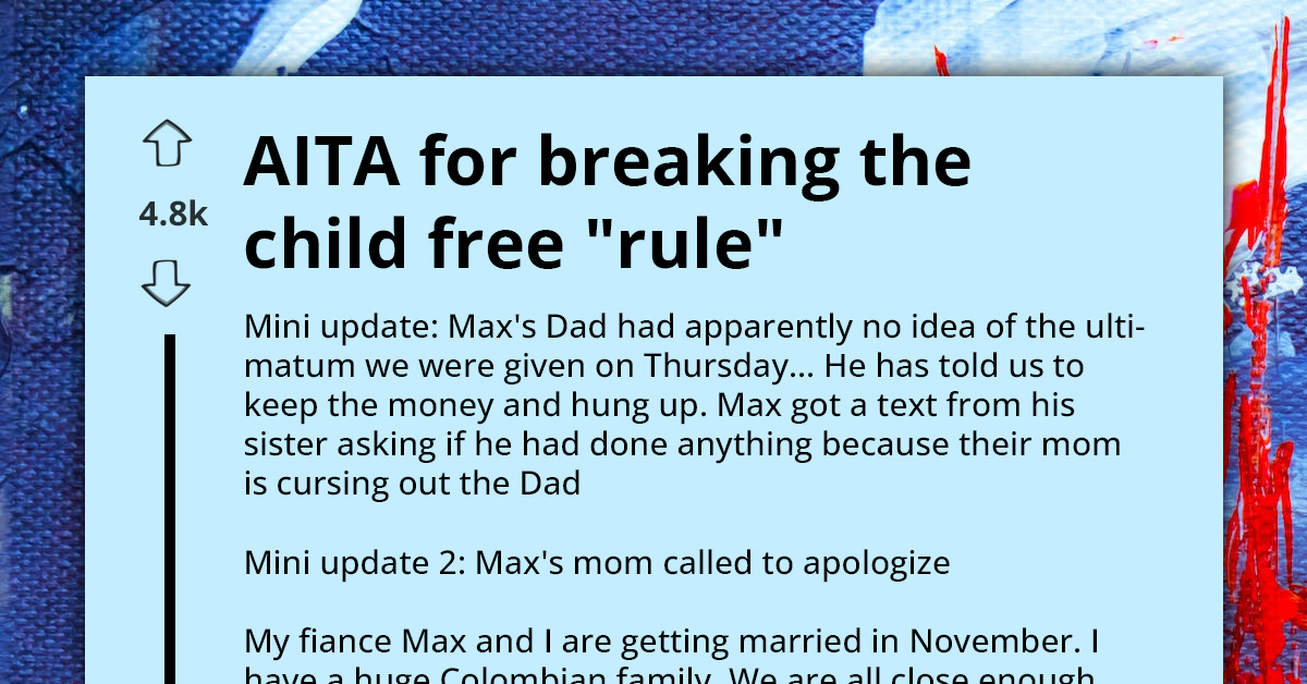 Family Rivalry Looms As Groom's Family Lists Reasons Why He Should Have Childfree Wedding, But Bride Is Against It