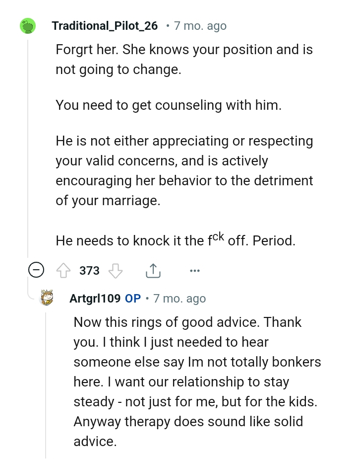 They Both Need To Get Counseling