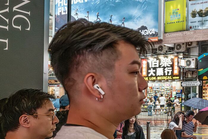 13. This dude has got little beings using his head as a bridge