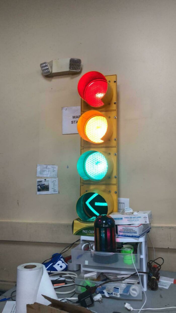 "I Used To Work At Goodwill And Someone Once Donated A Traffic Light"