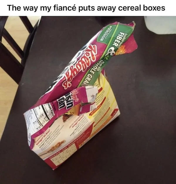 Cereal boxes