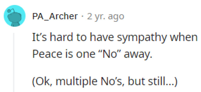 Just a Few 'No's' Away