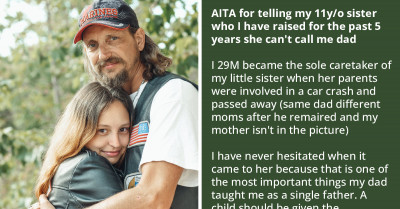 Man Who Raised His Sister For Five Years Freaks Out The Moment She Calls Him "Dad"