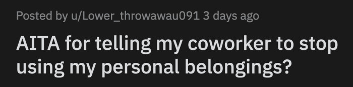 OP confronted Sarah. She apologized and claimed she took it by mistake, thinking that OP made it for everyone to share.