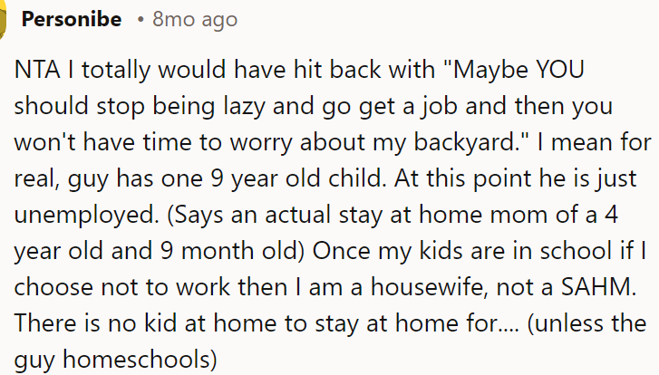 A Redditor said the OP's response was polite