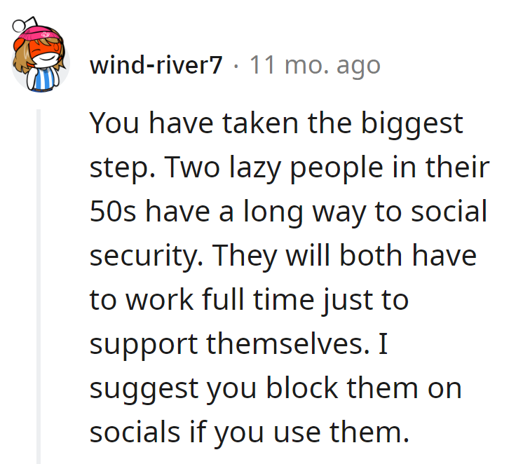 Stepping into reality: Lazy 50-somethings gearing up for a full-time hustle. Socials, meet the block button—it's a lazy-free zone now!