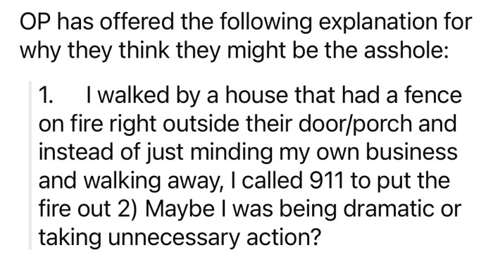 Here's why Op thinks she might be the a-hole in this situation: