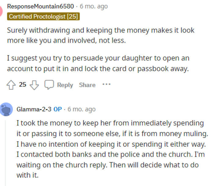 This would be a concern as well, but perhaps if the parent talks to someone, they can get their name cleared, regardless of what they did with the account.