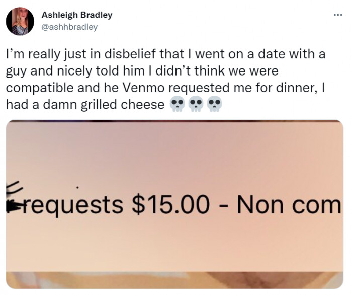 14. That's probably the most expensive grilled cheese ever.