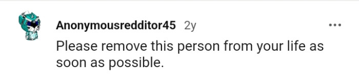 This person ought to be removed