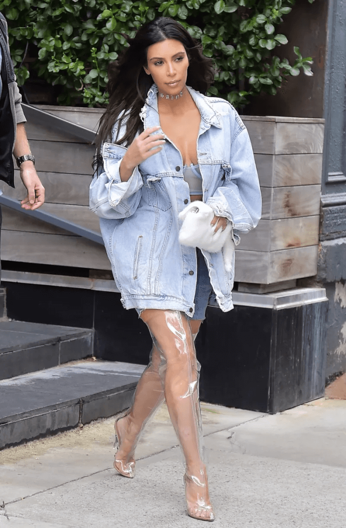 21. See-through vinyl boots for those who don’t sweat