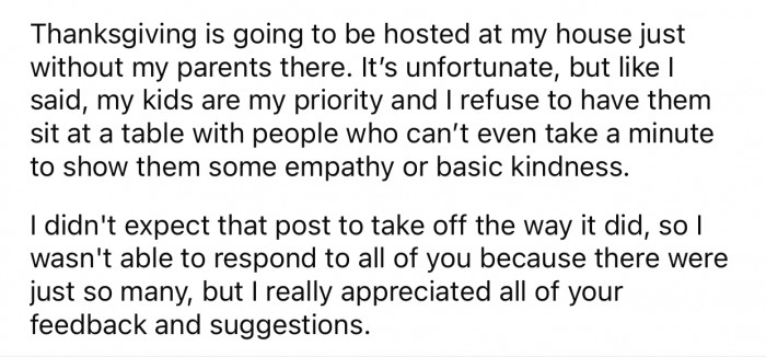 You should not associate with people who can't even show some empathy or basic kindness.