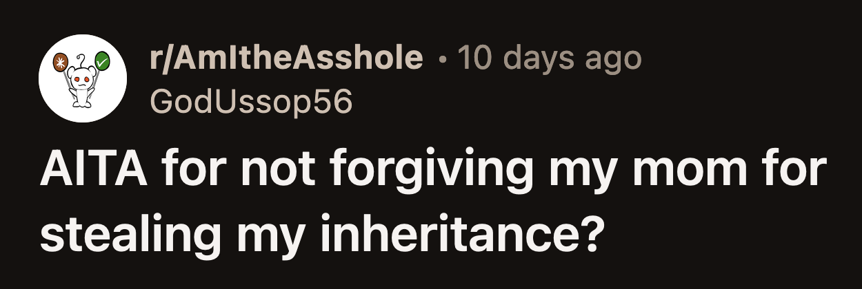 His mom said she only did so for their family. She wanted to ensure all her children had a stable home.