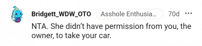 She Did Not Have Permission from You