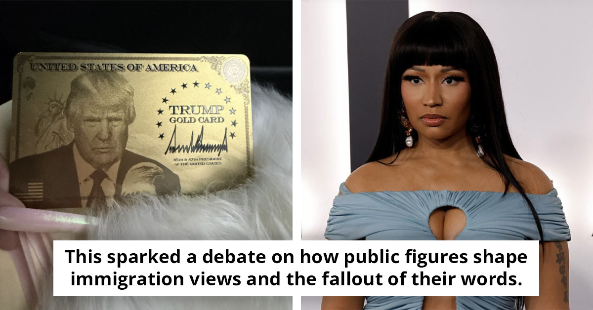 White House representative denies Nicki Minaj's assertion that she received Trump's $1 million 'Gold Card' amid citizenship controversy.