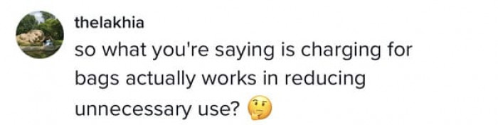 It was probably necessary for them, but it was asked after they had already paid.