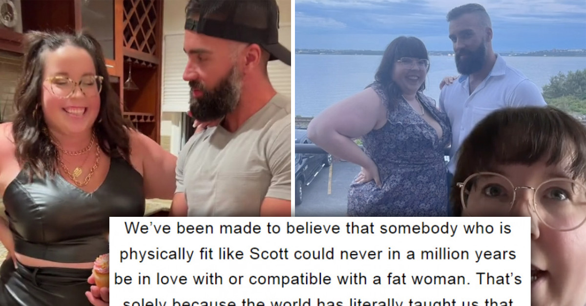 Overweight Woman's Video Explaining How She Was Brutally Criticized For Marrying A "Physically Fit Man" Goes Viral
