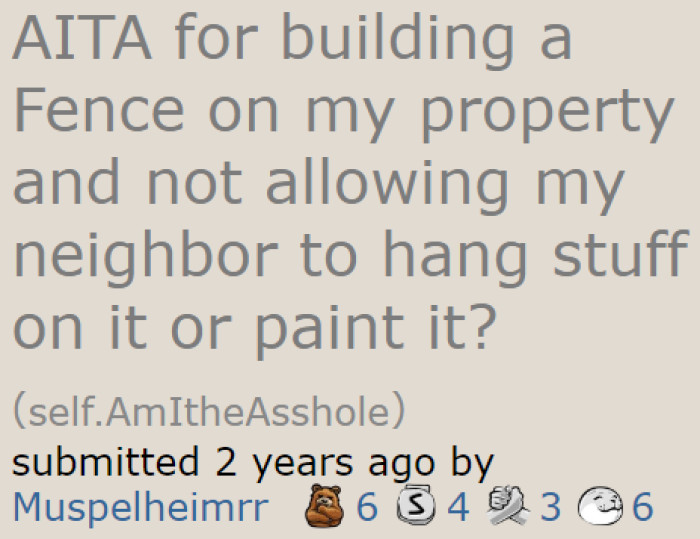 A property owner had an issue with a piece of land used by his neighbor without consent.