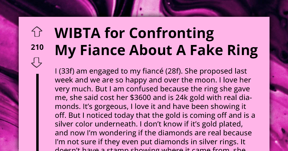 Woman Uncovers Silver Layer In Her Wedding Ring And Doubts Its Authenticity